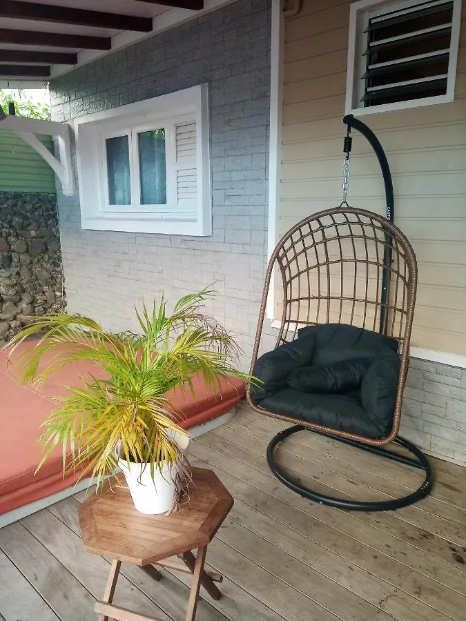Appartement d'une chambre avec vue sur la ville jacuzzi et jardin clos a Le Vauclin a 2 km de la plage
