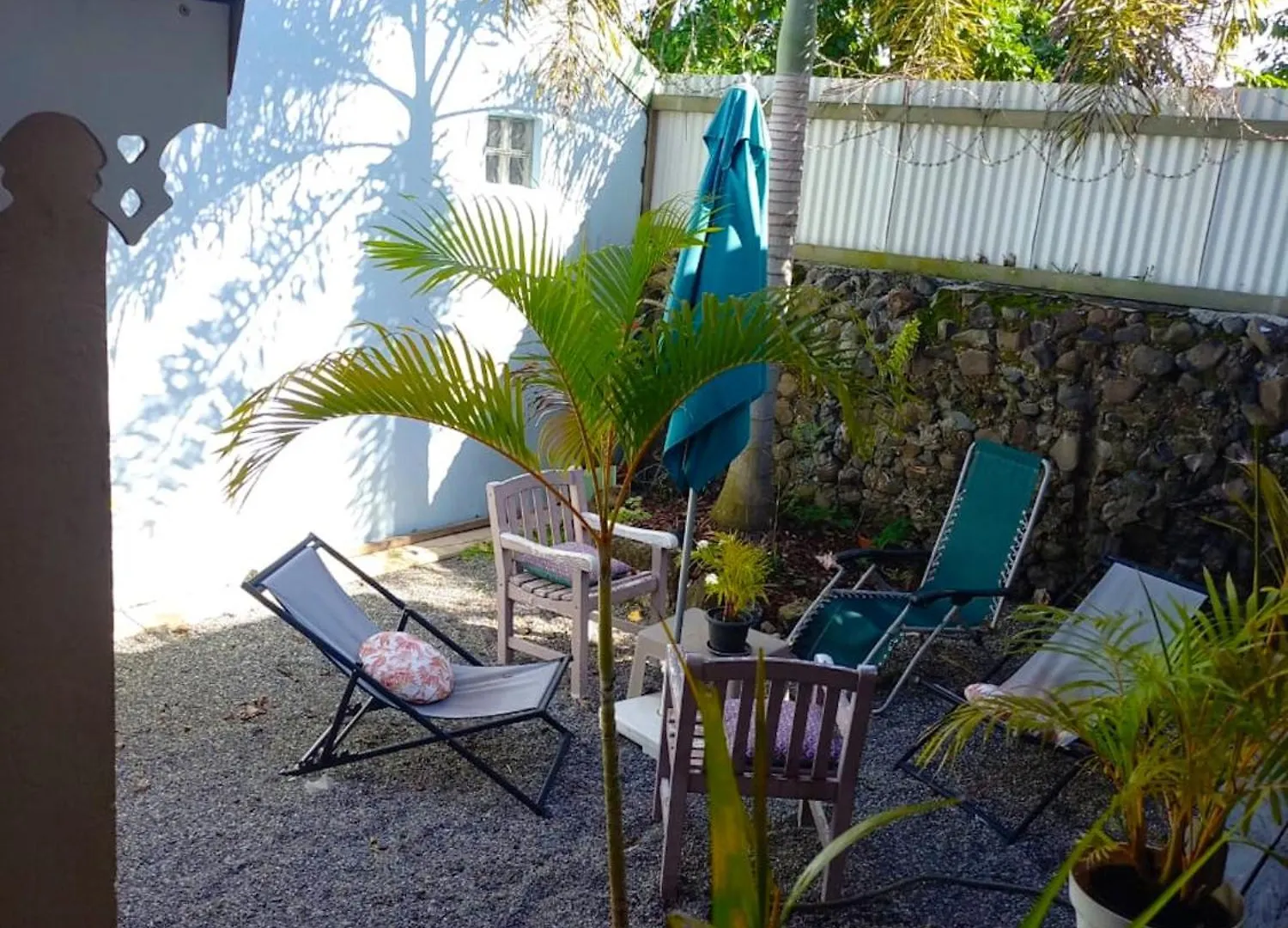 Appartement d'une chambre avec vue sur la ville jacuzzi et jardin clos a Le Vauclin a 2 km de la plage